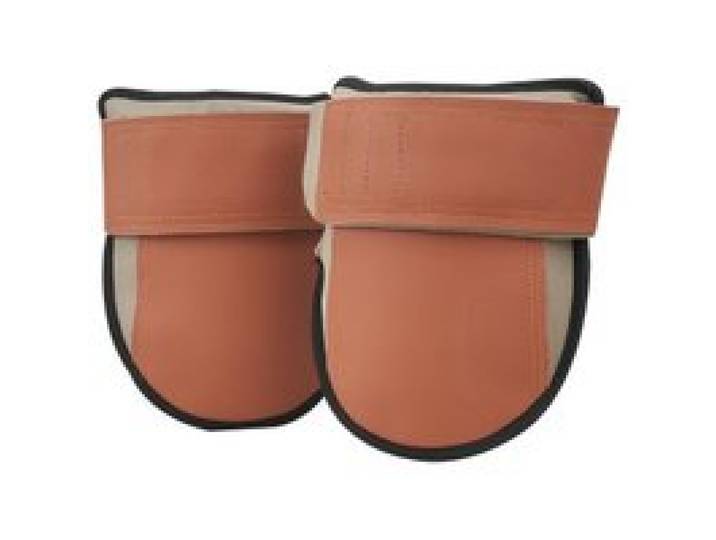 VEVOR Knieschoner 205x230x125 mm, strapazierfähige Konstruktionspolster aus Leder, maschinenwaschbare Knieschützer, extra dicke Kniestütze für Gartenarbeit, Bodenbeläge & Reinigung, Schwarz & Braun