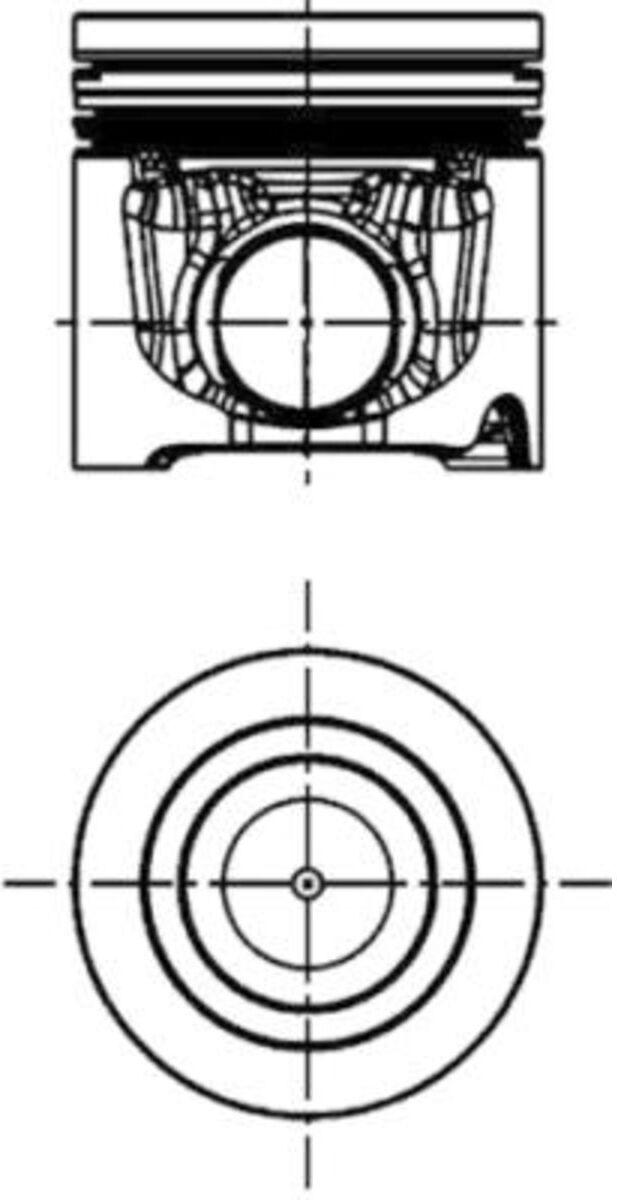 Kolbenschmidt Pistone 41106630
