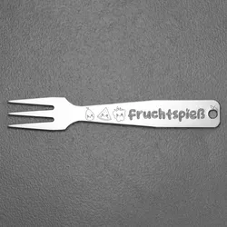 Gourmet-Gabel "Fruchtspieß" Sterling-Silber
