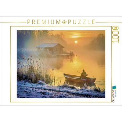 CALVENDO Puzzle Frostklare Luft, endlose Wälder, kristallklare Seen. | 1000 Teile Lege-Größe 64x48cm Foto-Puzzle für glückliche Stunden, Sonstige von