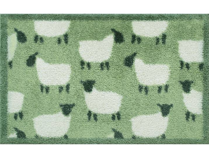 Fussmatte TURTLE MAT Flock Green , bunt, B:40cm H:9mm L:60cm, Baumwolle, Teppiche, Fussmatte