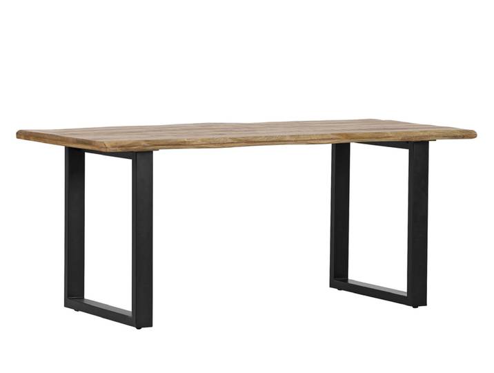 Esstisch CHASE 180 x 90 cm Mango massiv/schwarz
