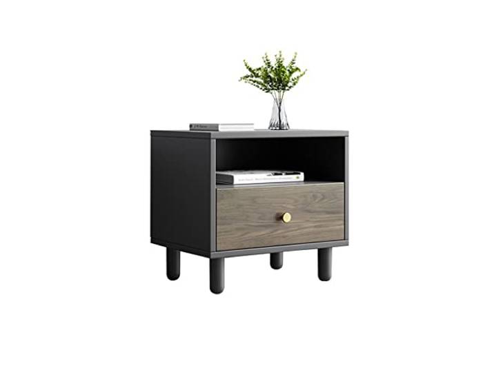 YCCHAH Bett mit Stauraum Quadratischer Nachttisch Aufbewahrungsschublade Schlafzimmer Couchtisch Beistelltisch Aufbewahrung Schließfach Möbel Desktop