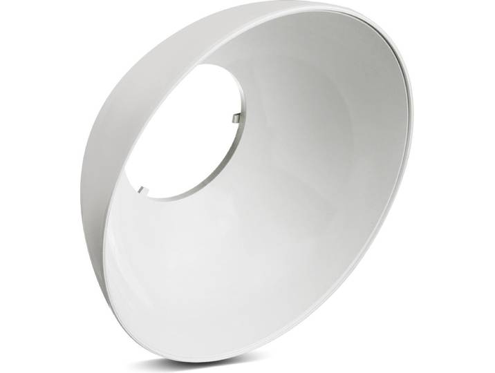 Kap/reflector Maclean Energy MCE415 voor 30W LED-spaarlampen - MCE261 CW\, materiaal: PC