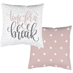 Schmidt Kissen Break 40 x cm Polyester Rosa Rose
