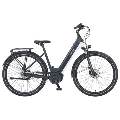 E-Bike PROPHETE "Geniesser 4.8" Gr. 48, schwarz (grau, schwarz), Elektrofahrräder, 48cm, 28 Zoll (71,12cm), Pedelec, 10 Jahre Garantie auf den Rahmen, Topseller