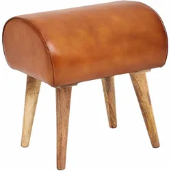 Wohnling, Hocker, Echtleder (45 x 40 x 53 cm)