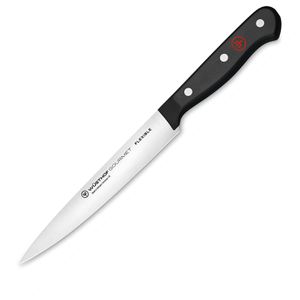 Wüsthof Filetiermesser Gourmet 1025049116, für Fleisch & Fisch, 16 cm Edelstahlklinge, flexibel, mit Kunststoffgriff
