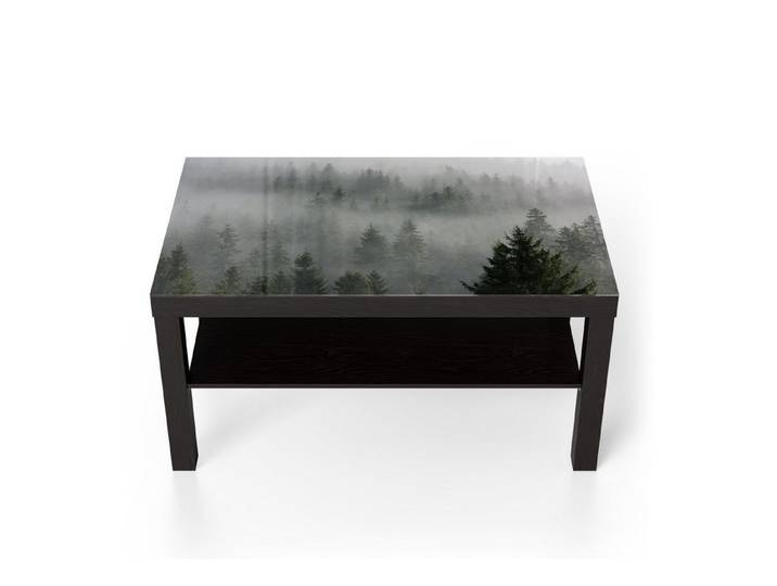 DEQORI Couchtisch 'Nebelwaldmystik', Glas Beistelltisch Glastisch modern