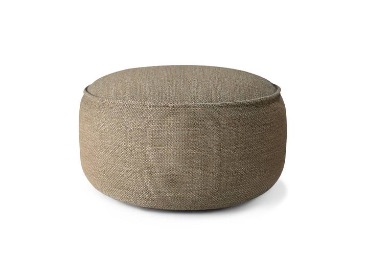 Ethnicraft - Pouf d'extérieur Donut - Gris - Tissu polypropylène - Designer Ethnicraft Design Studio