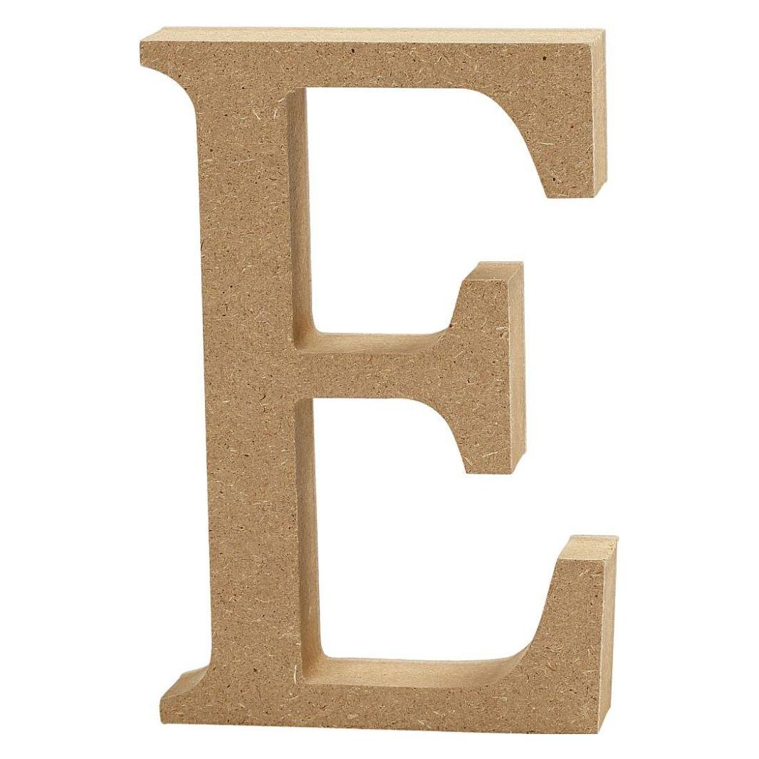 Creativ Company Letter E MDF 8cm, 1st. (5712854003377)
