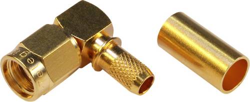 Telegärtner 100024656 100024656 SMA-Reverse-Steckverbinder Stecker, gewinkelt 50Ω 1St.