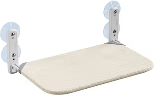 Inspire Picks Foldable Cat Window Hammock Bed Plush Mesh Wall Mounted Jumping Platform With Strong Suction Cups beige