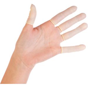 Franz-Mensch Fingerlinge Hygostar 26763, Latex, Größe S, 100 Stück