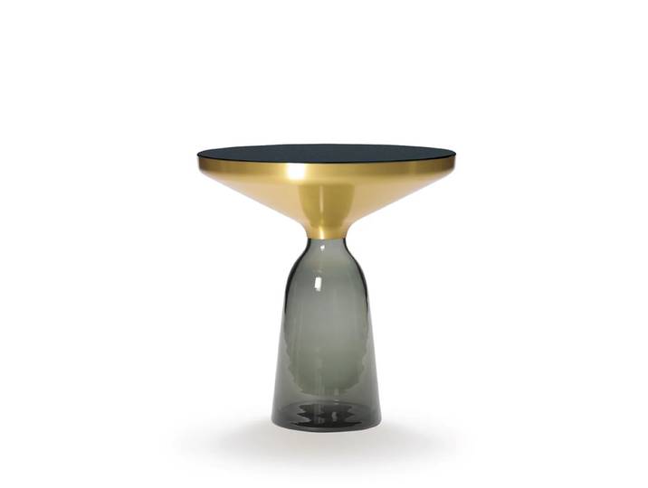 ClassiCon - Bell Beistelltisch, Messing / quarz-grau