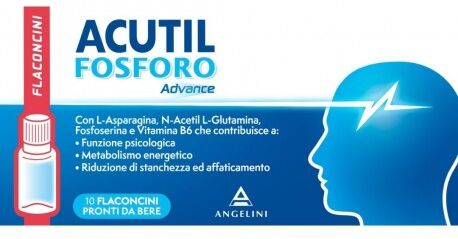 Angelini Consumer Health Angelini Acutil Fosforo Advance Memoria E Concentrazione 10flc