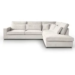 ECKSOFA Parma ohne Schlaffunktion beige rechts