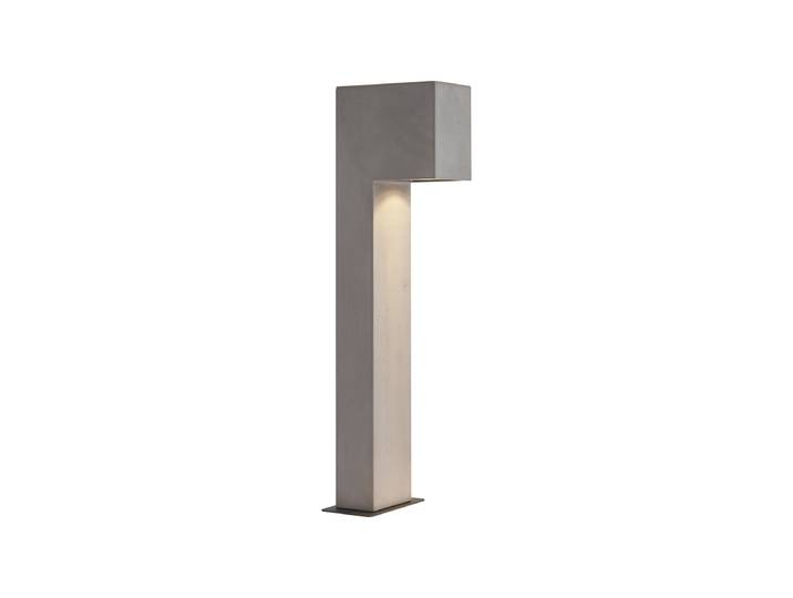 Borne d'extérieur moderne grise 65cm IP44 - Pompei