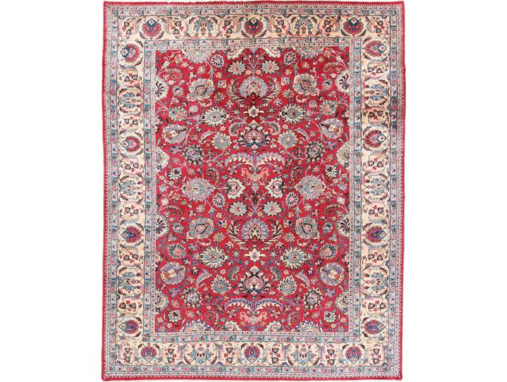 Mashhad Teppich 300x370 Handgeknüpft Orientteppich Perserteppich Wolle