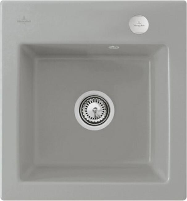 V&B Spüle Subway 45 XS m Abl.garn, Exzenter, fossil CeramicPlus