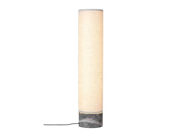 GUBI Lampe sur pied Unbound 80 cm Toile-marbre gris