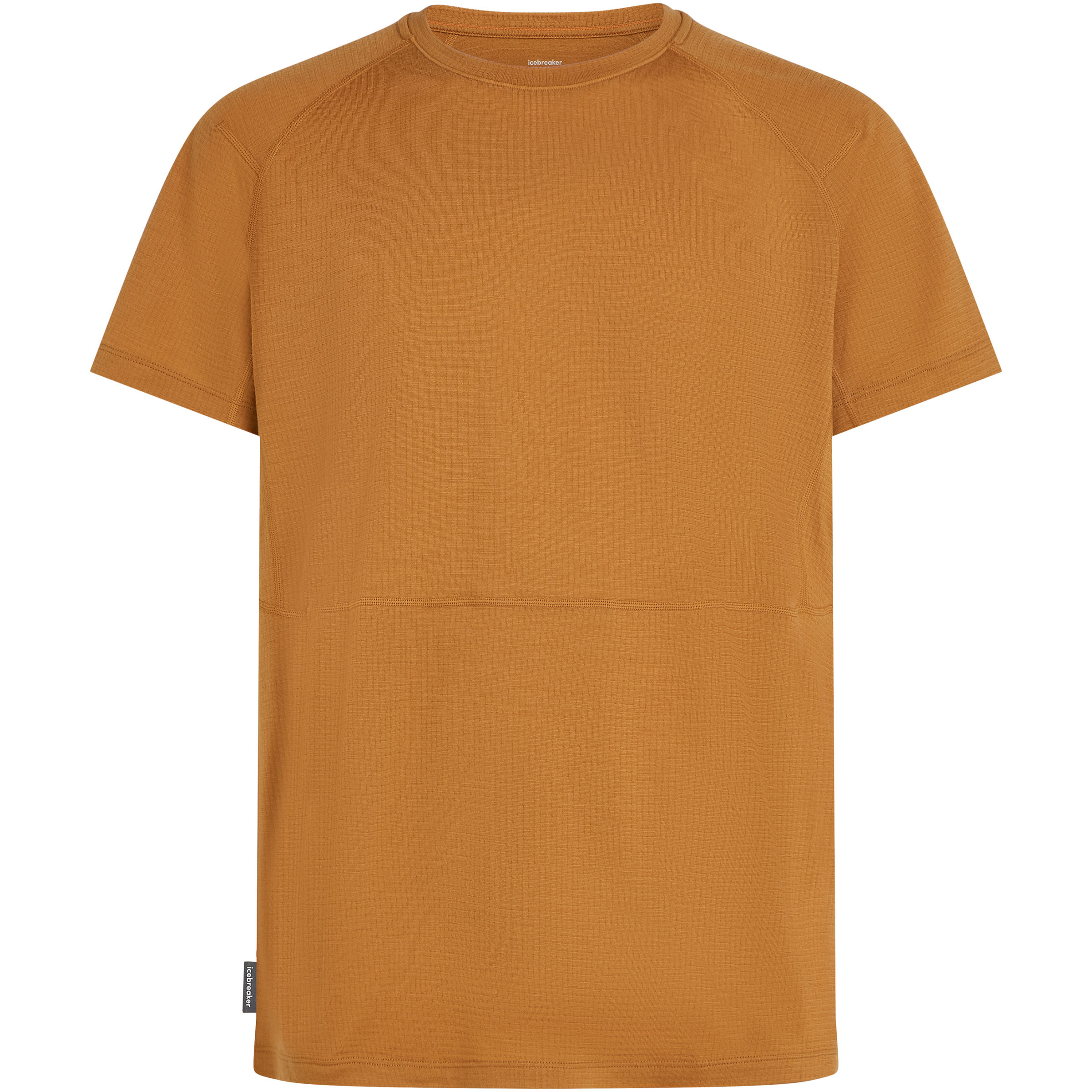 Icebreaker 200 Waffle Elevation Herren T-Shirts braun Größe M Trekking Hautfreundlich Merinowolle