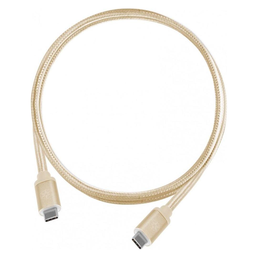 Silverstone Cable USB-C - USB-C 0.5 m Gold (52039) (0.50 m) (SST-CPU06G-500)