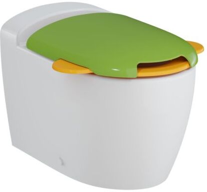 VitrA Sento Kids Stand-Tiefspül-WC 7361B003-0075 30x50cm, 6 l, ohne Spülrand, Abgang waagerecht, weiß Hochglanz