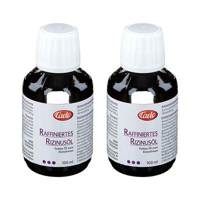 Rizinusöl raffiniert Caelo HV-Packung 2x 2x100 ml Öl