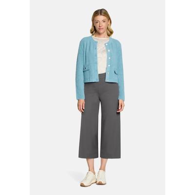 Culotte BETTY BARCLAY "Damen unifarben", Damen, Gr. 36, Normalgrößen, grau (mausgrau), Hosen Culotte