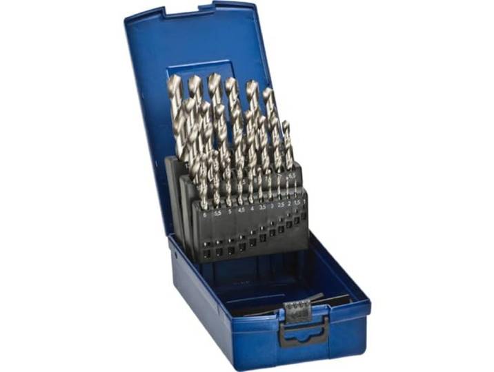 kwb 205720 Silver Star metaalboorset, HSS-G - boorset, 25-delig voor alle gangbare boormachines