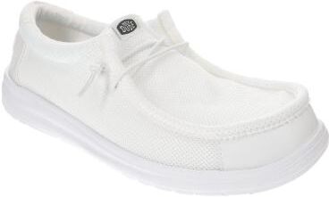 Hey Dude Wally Work CE - Mens 12 White Oxford Shoes Medium