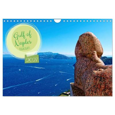 Gulf of Naples - Highlights (Wall Calendar 2027 DIN A4 landscape), CALVENDO 12 Month Wall Calendar