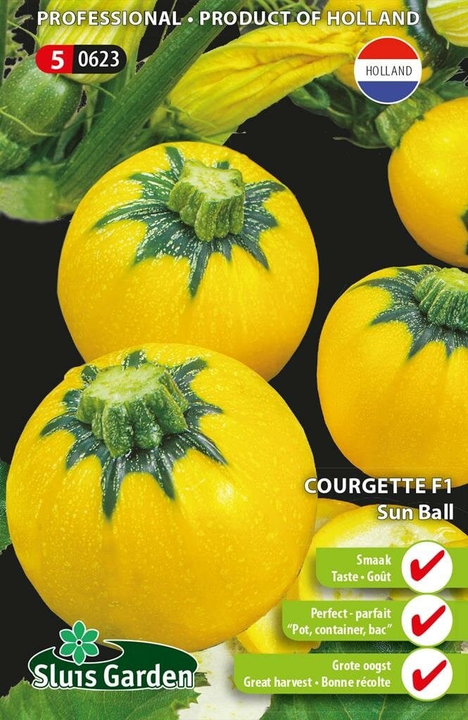 Sluis Garden Courgette zaden Sun Ball F1