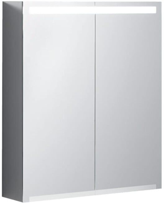 Geberit Armoire miroir Option 60x70x15mm, avec éclairage, 2 portes (500582001)