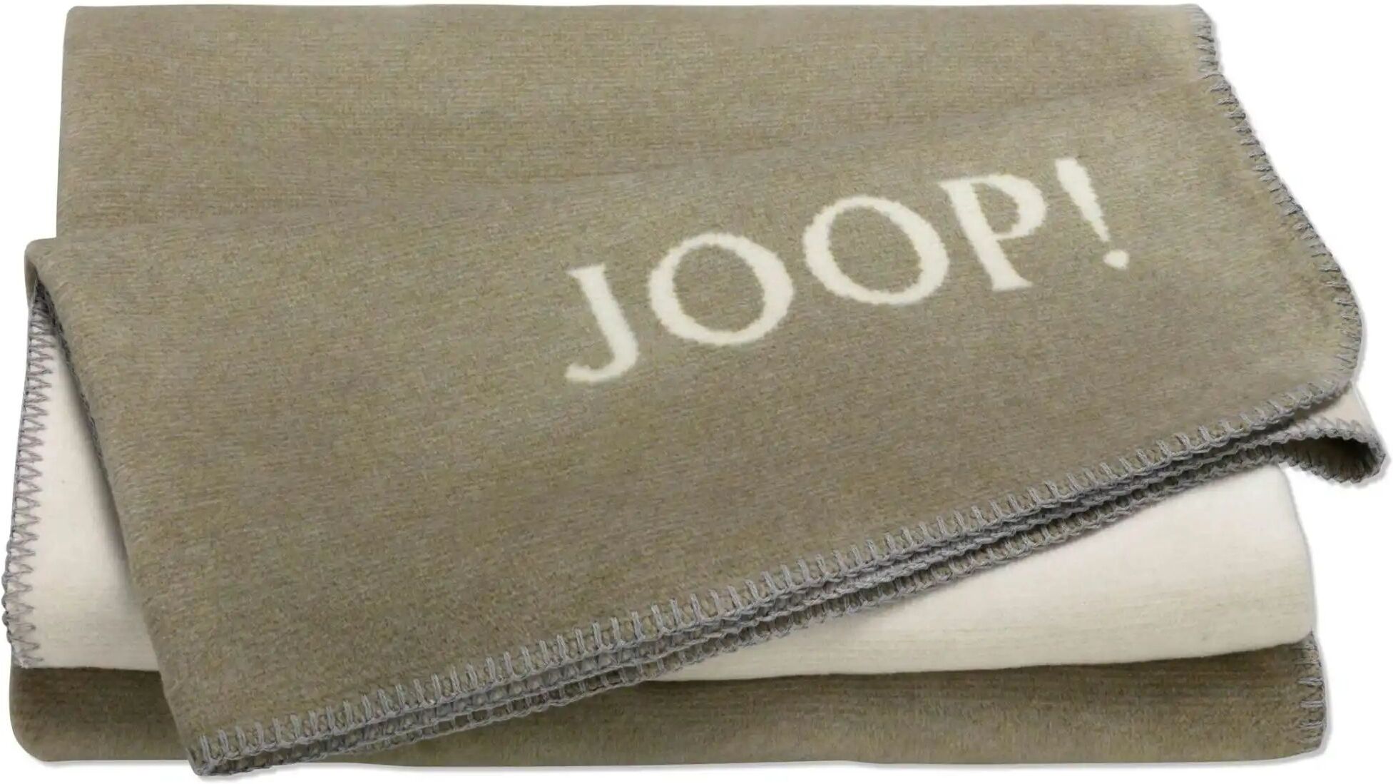 JOOP! Wohndecke Melange Doubleface   ¦ grün ¦ Baumwollmischgewebe ¦ Maße (cm):