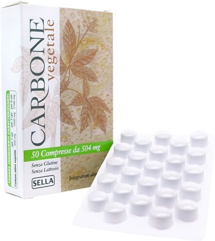 SELLA Srl Carbone Vegetale 50 Compresse