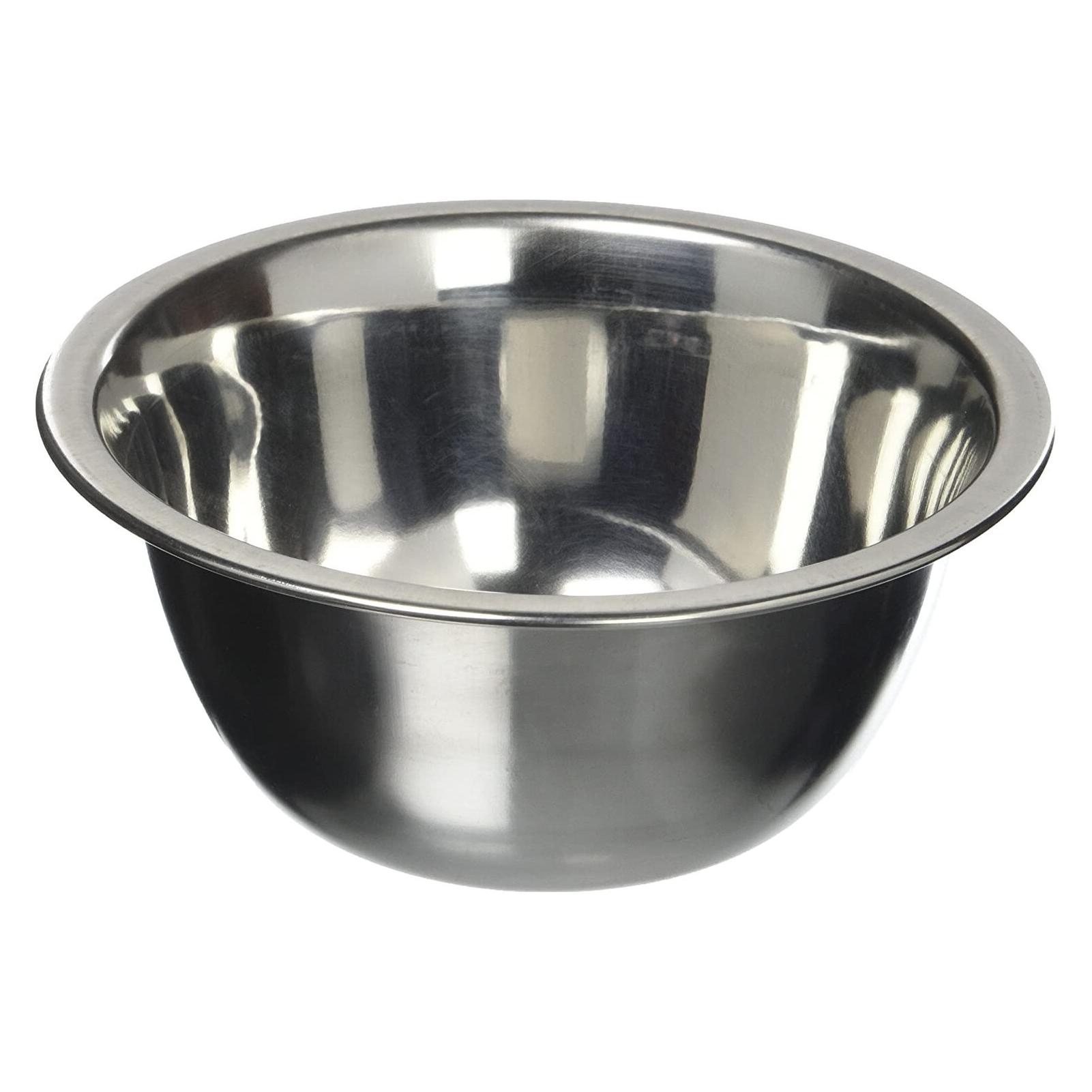 Ibili Edelstahl Schüssel 24 cm Für das Zubereiten und Servieren von Speisen (24 cm, 2.50 l, 1x) (IB-710124)