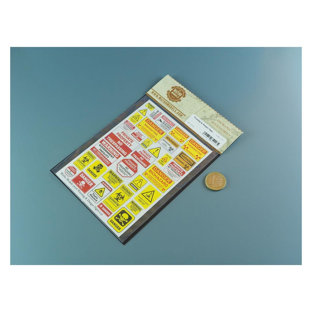 Matho Models Warning & Danger Signs (35116)