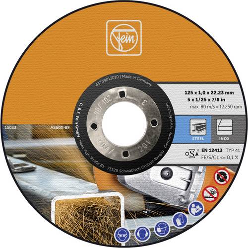 Fein 63709013010 Trennscheibe gerade 125mm 25St.