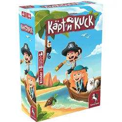 Pegasus Spiele Käpt’n Kuck – Kooperatives Memo-Spiel für 1–6 Spieler ab 5 Jahren