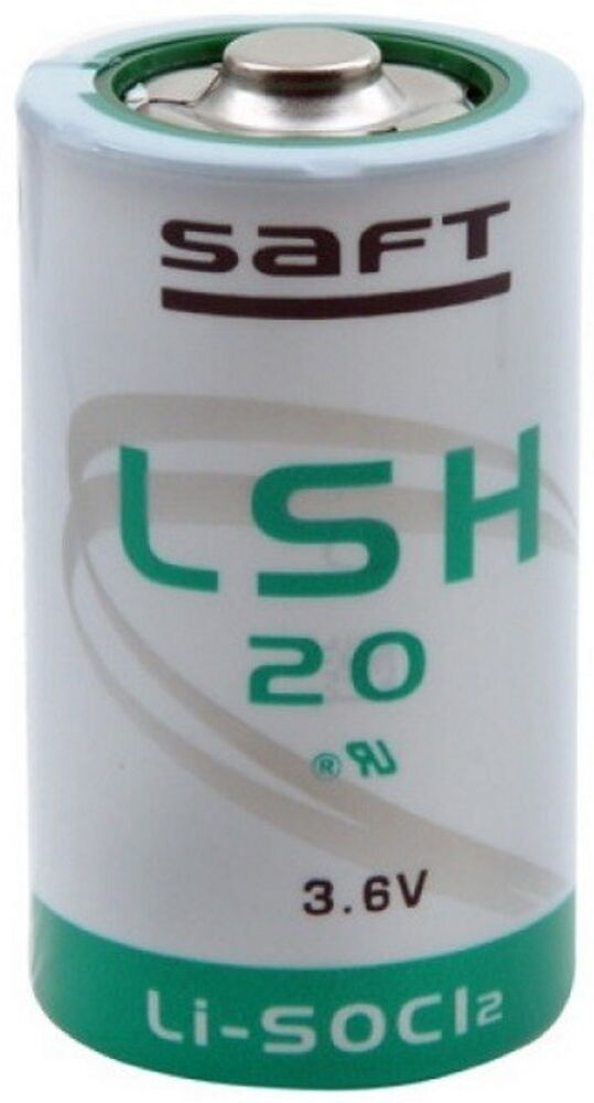 Saft LSH20 Lithium Battery 3.6V D Size Li-SOCl2 LSH-20