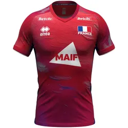Errea, Herren, Sportshirt, Maillot Libéro Frankreich 2026/27 (S), Blau, Rot, S