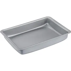 Berndes Auflaufform Alu Recycled Induction 37 x 33 cm, Eckig, Silber, Auflaufform, Silber