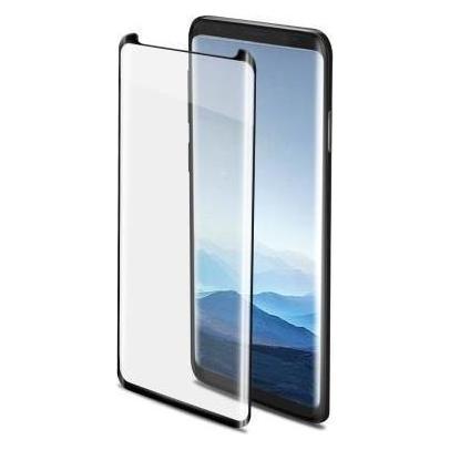 Celly 3D Glas Klar Samsung Bildschirmschutzfolie 1 Stück (1 Stk., Samsung Galaxy Note 8, Samsung Galaxy Note 9) (3DGLASS774BK)