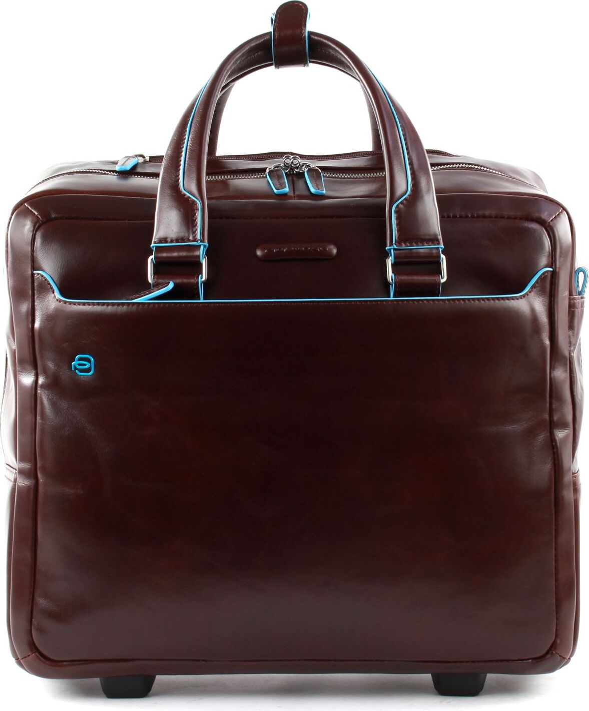 Piquadro Pilotenkoffer Blue Square Wheeled Briefcase 40 x 16 x 36