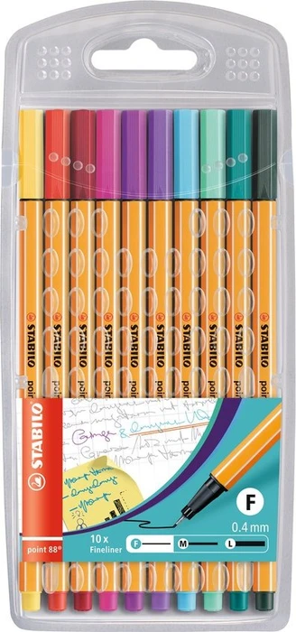 STABILO Point 88 10 Stück Sonderfarben, 10 Stück