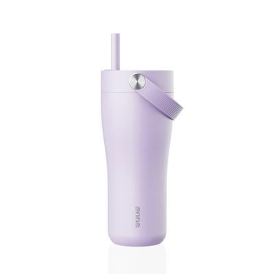 Thermobecher EQUA "Carry Cup, Isolierbecher, 600 ml", lila (lavendel), H:24cm Ø:9cm, Edelstahl, Kunststoff, Stahl, Trinkgefäße, Thermobecher, auslaufsicherer Coffee-to-go-Becher