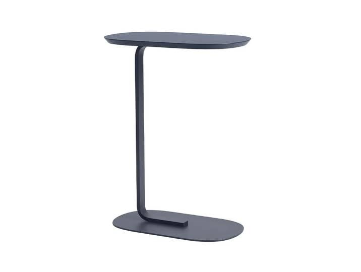 Muuto Relate Beistelltisch H: 73,5cm Blue-Grey