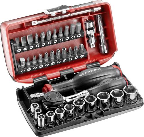 Facom Steckschlüsselsatz metrisch 1/4 (6.3 mm) 17teilig R.360NANOPB